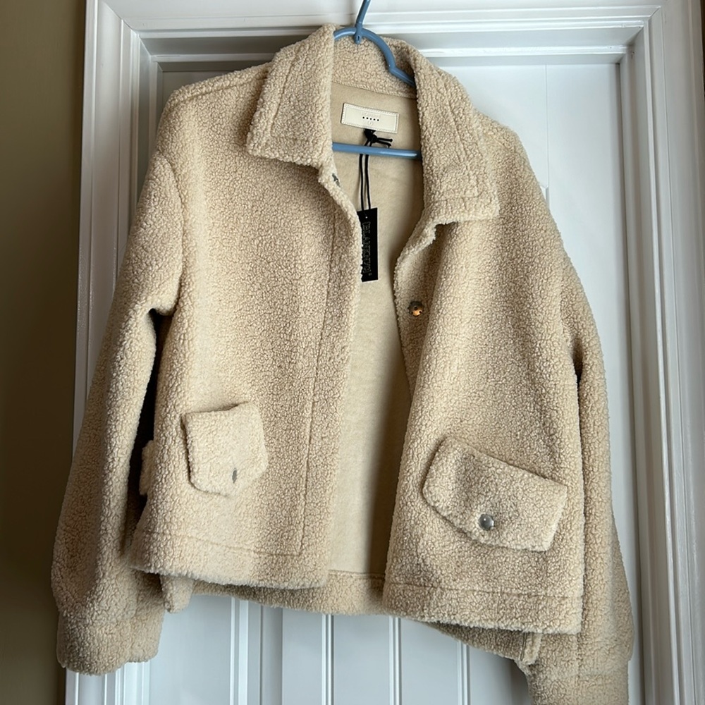 BlankNYC Bonded Faux Shearling Jacket NWT
